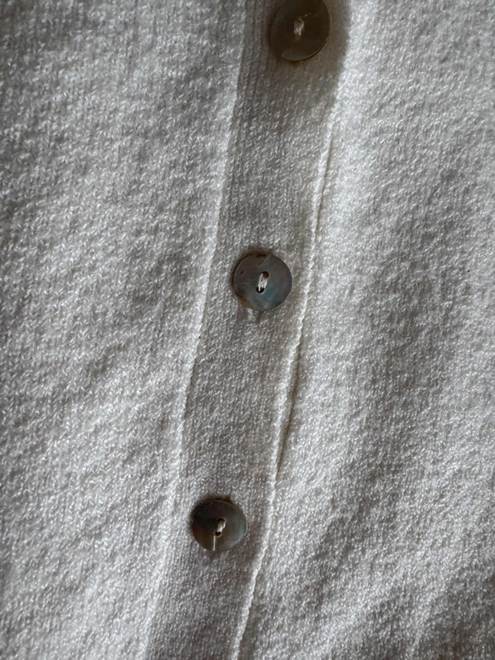 French Connection White Short Sleeve Button Cardigan - Picture 3 of 3